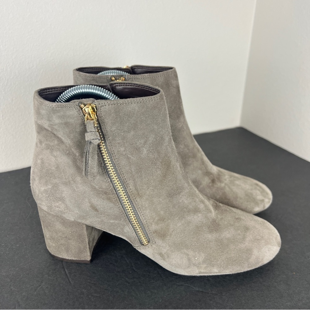 Cole Haan Suede Boots with Side Zippers NWOB - Picture 3 of 9